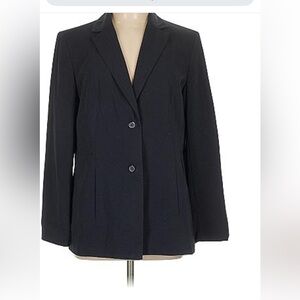 NORTONMONAUGHTON Women's Black Blazer . Size 16  .